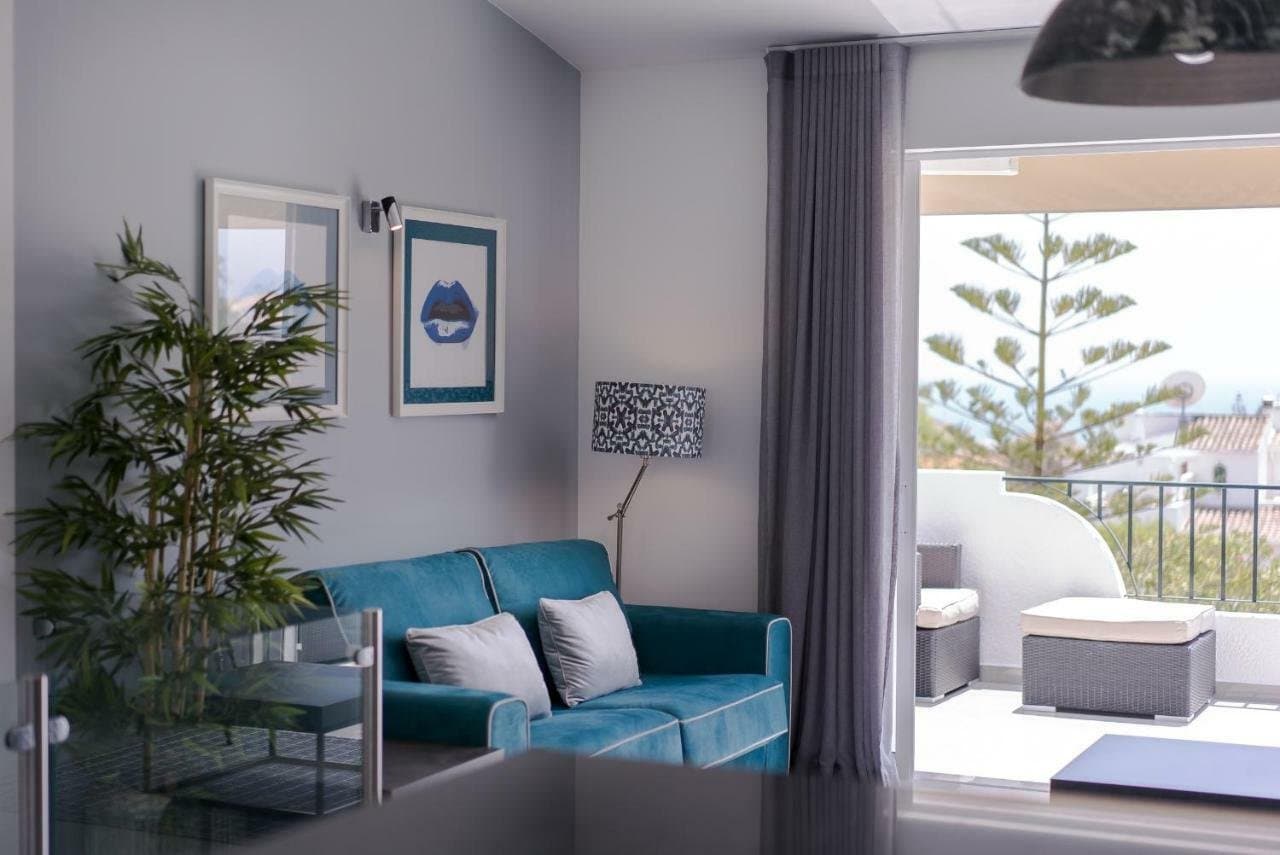Living room of the Praia da Luz holiday home